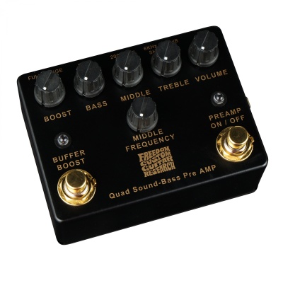 Limited Edition Quad Sound Bass Preamp / Black