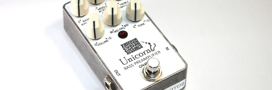 出展品#3 - Unicorn Bass Preamplifier Proto2